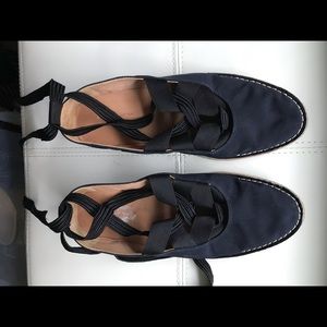 Dries Van Noten lace up ballet flats